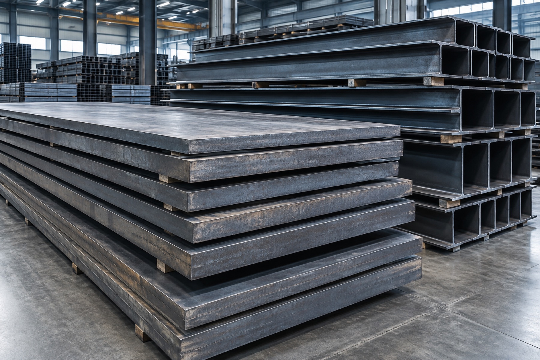 Flat steel coils