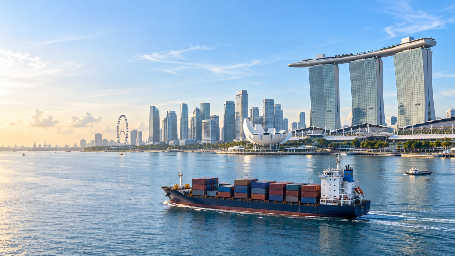 Singapore Marina Bay skyline